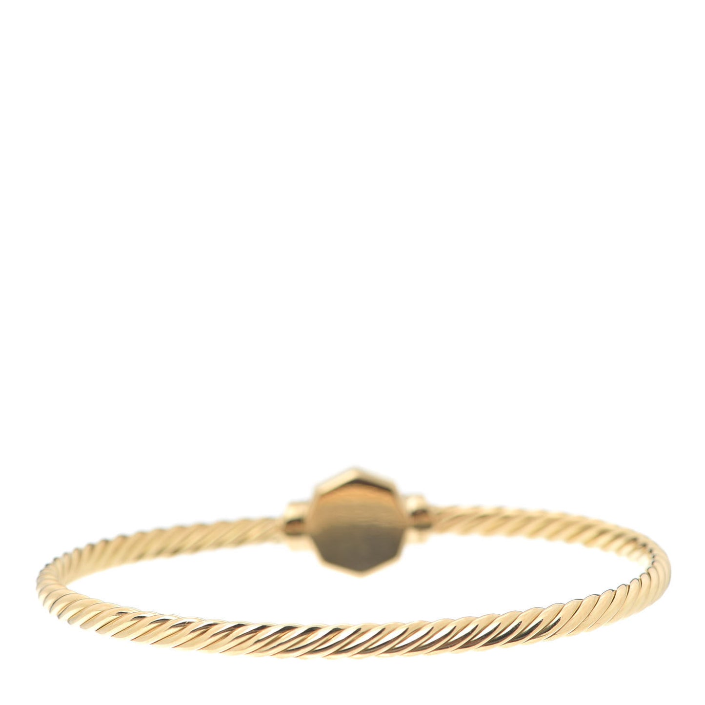 18K Yellow Gold Diamond Garnet Guilin Octagon Bracelet