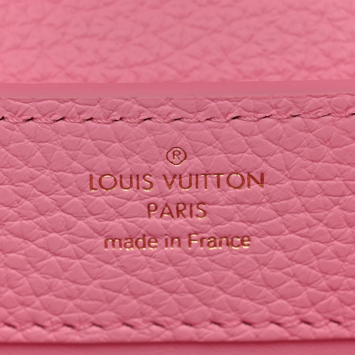 Taurillon Embellished Flower Handle Capucines Mini  Marshmallow Pink
