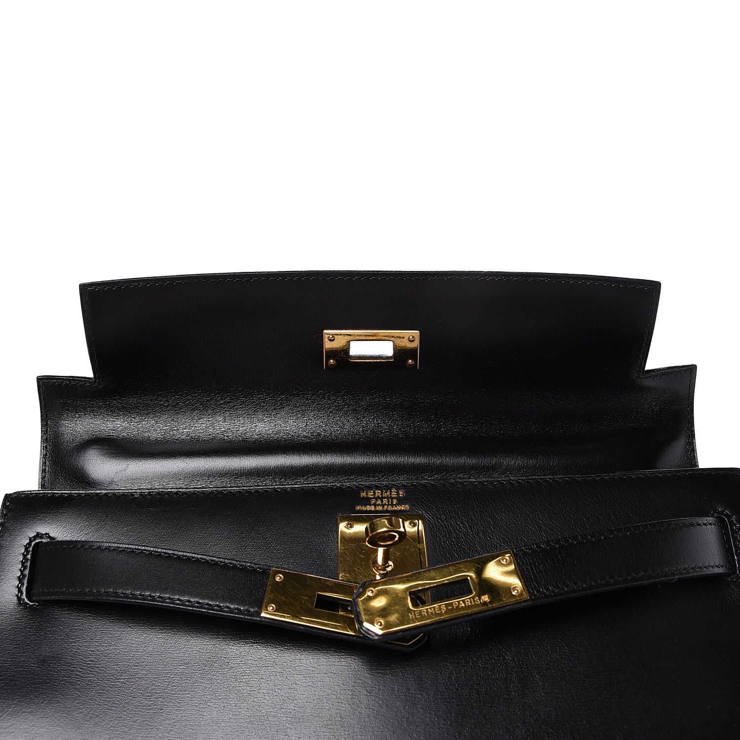 Hermes Box Kelly Sellier 28 Black 16 of 44
