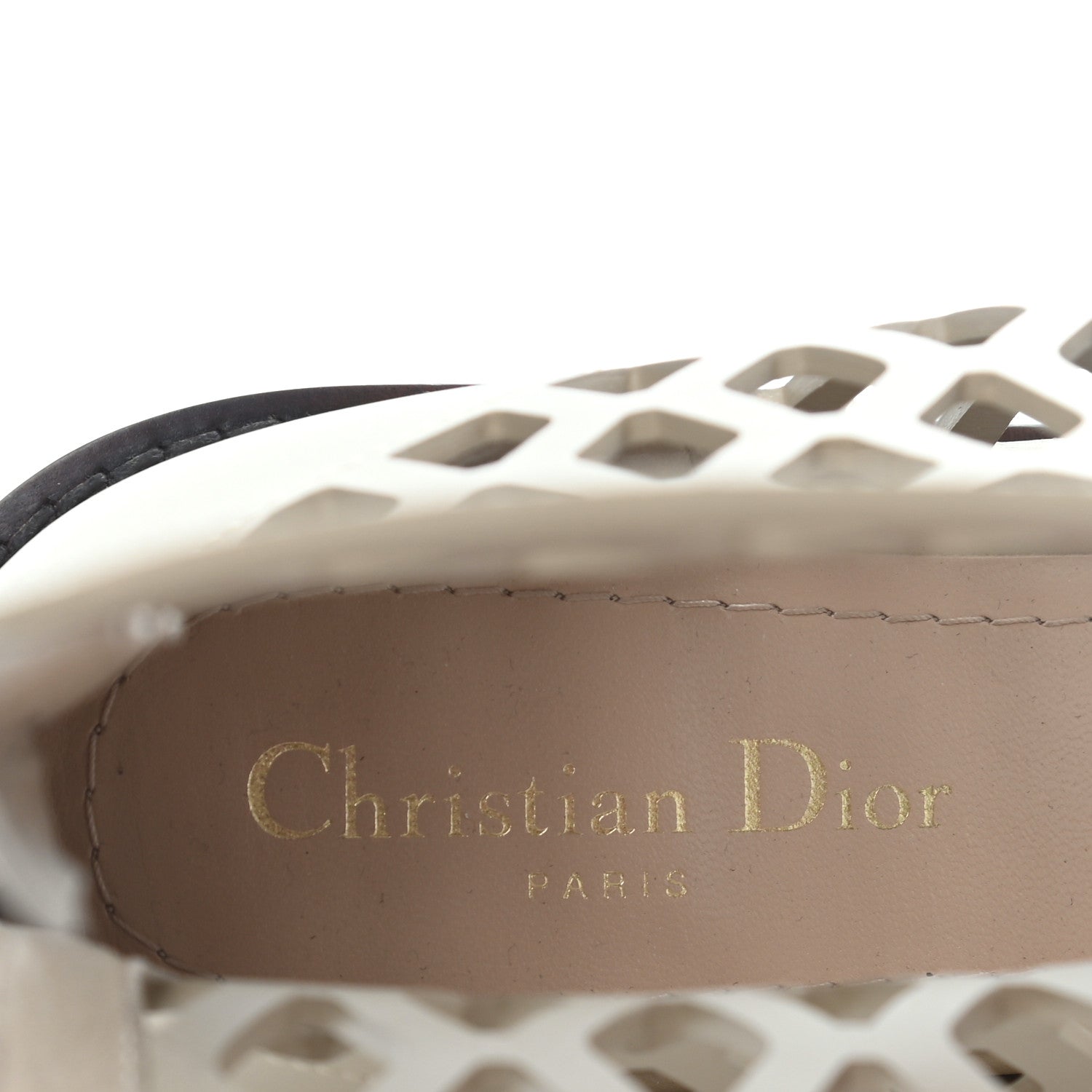 Christian Dior Matte Calfskin D-Trap Sandals 39 Corde 6 of 8