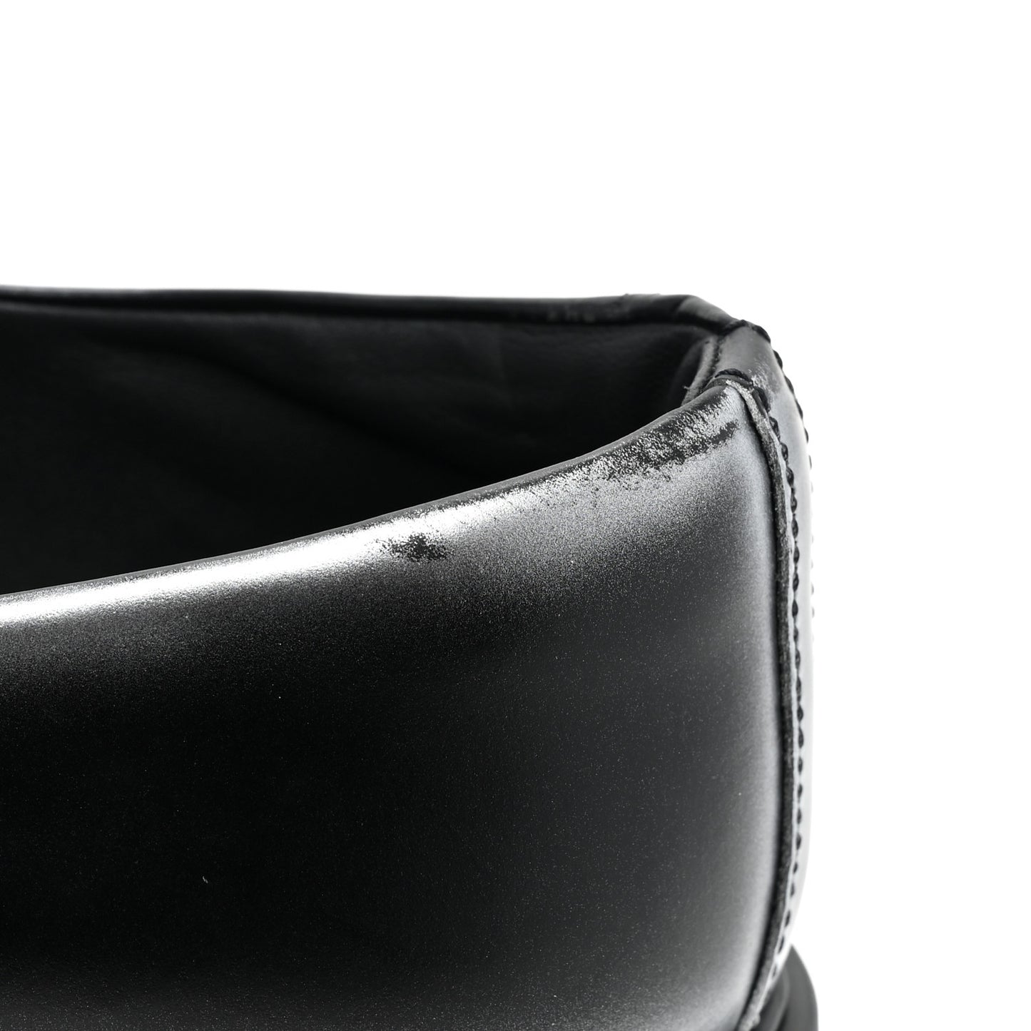 Spazzolato Rois Triangle Monolith 55mm Loafers 39.5 Black Argento