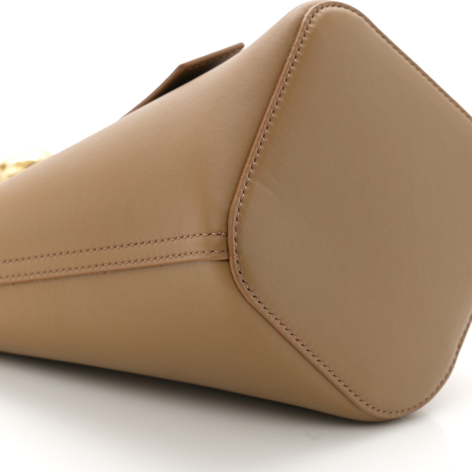 Loewe Smooth Calfskin Mini Pebble Bucket Bag Oak 8 of 9