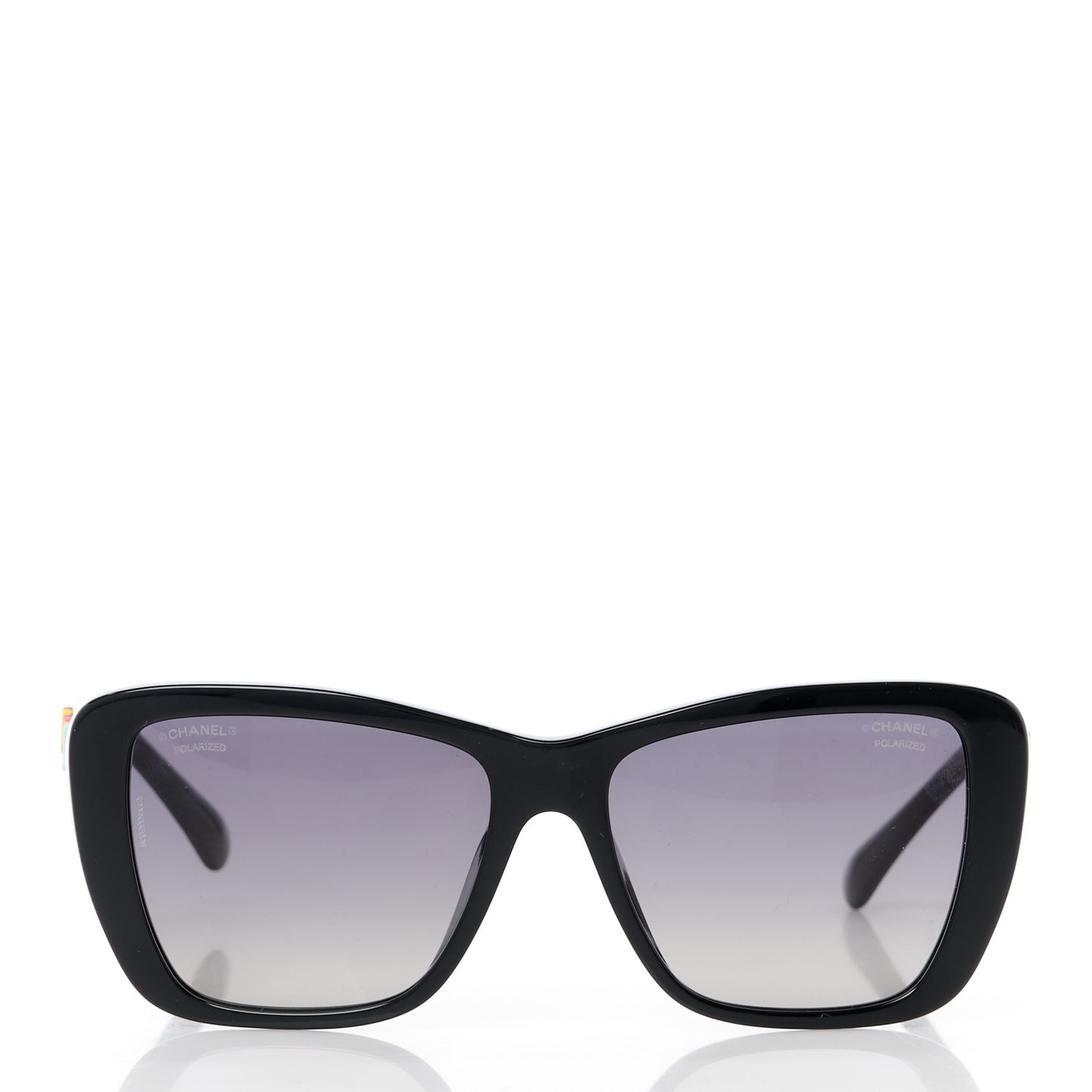 Acetate Polarized Butterfly Sunglasses 71548A Black