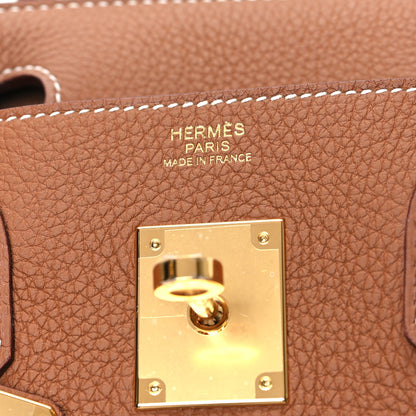 Hermes Togo Birkin 30 Gold 6 of 10