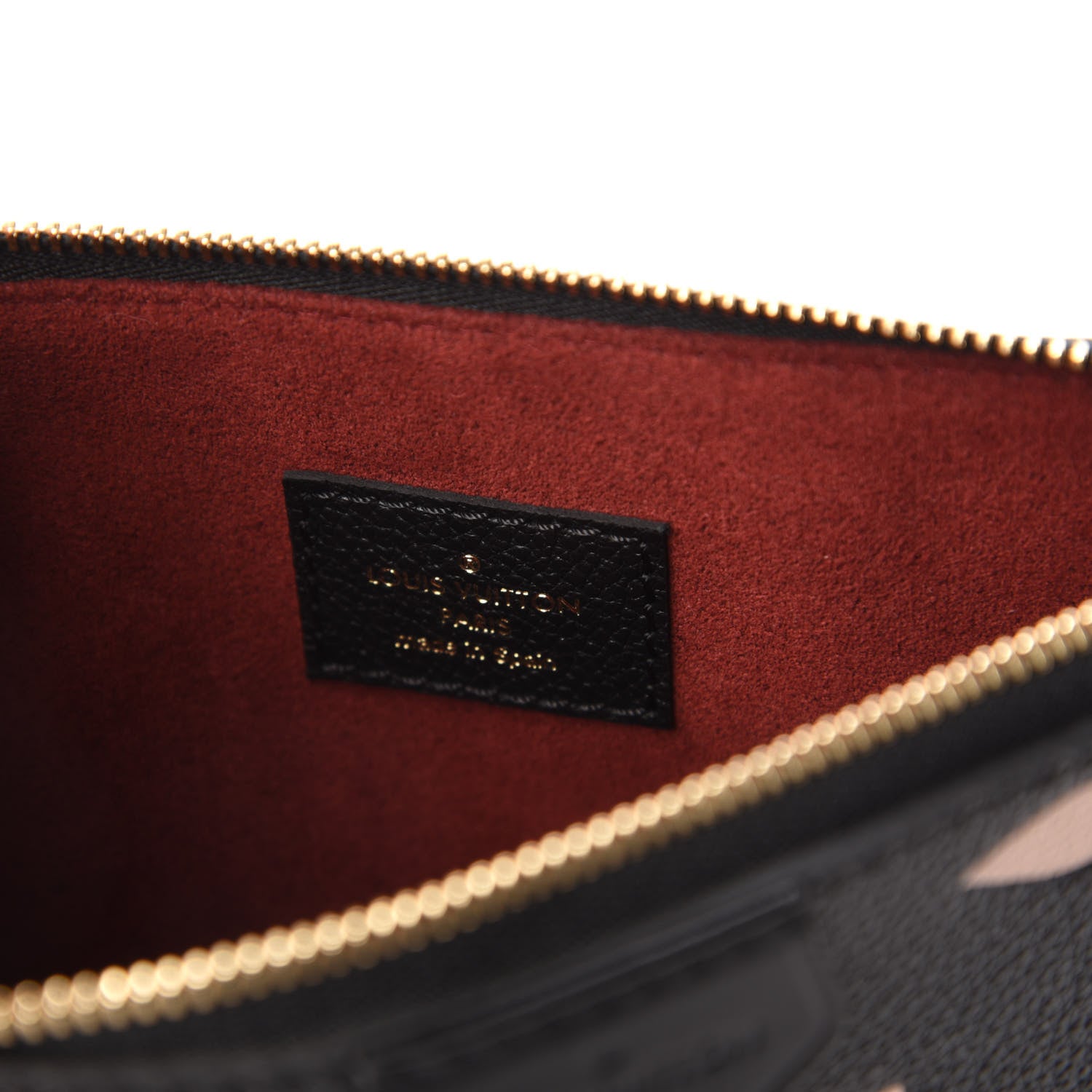 Louis Vuitton Empreinte Monogram Giant Multi Pochette Accessories Black Beige 9 of 10