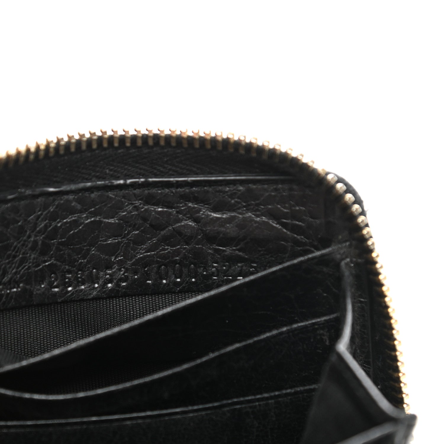 Balenciaga Agneau Giant 12 Rose Gold Hardware Continental Zip Around Wallet Black 8 of 14