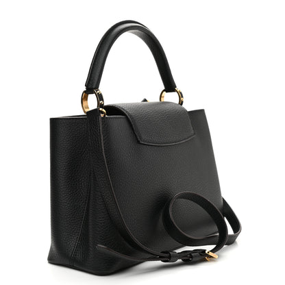 Louis Vuitton Taurillon Capucines PM Black 2 of 7
