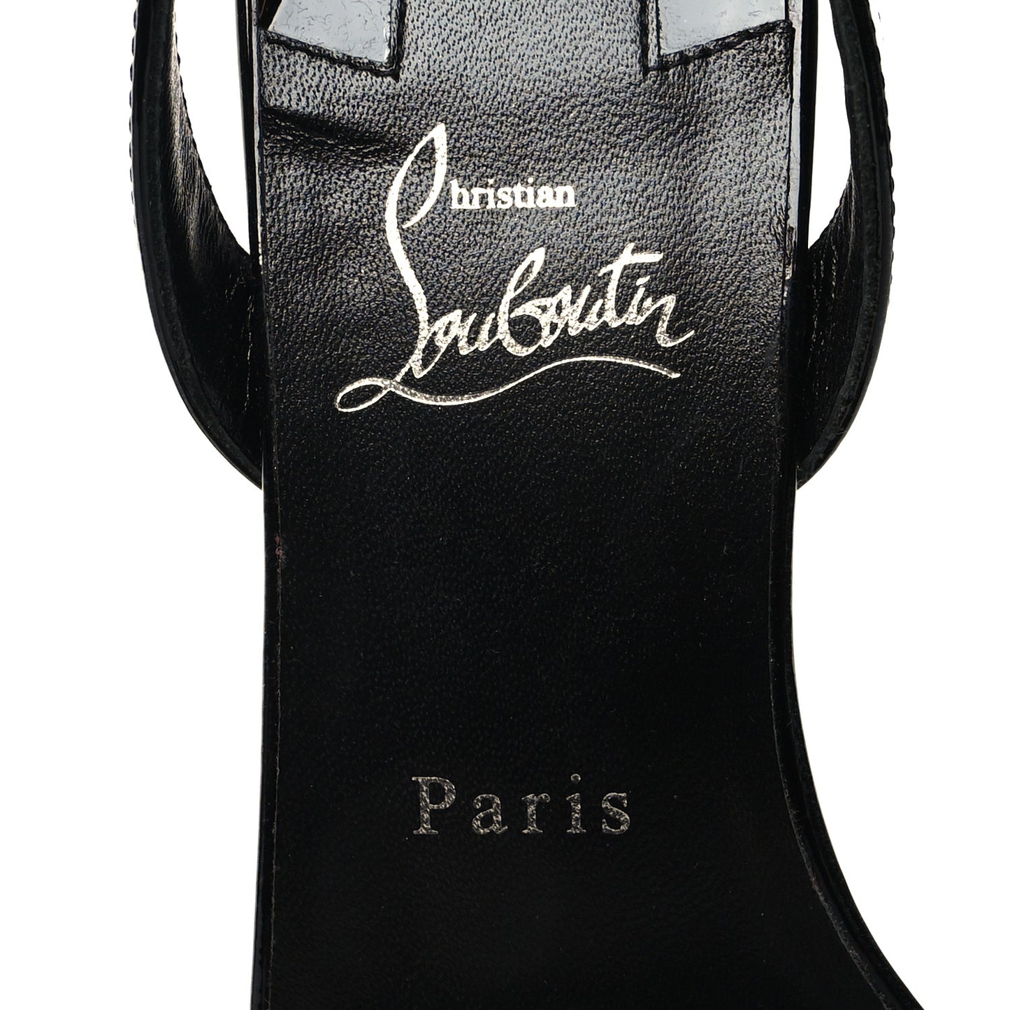 Patent Marylin Stiletto Halter Sandals 40 Black