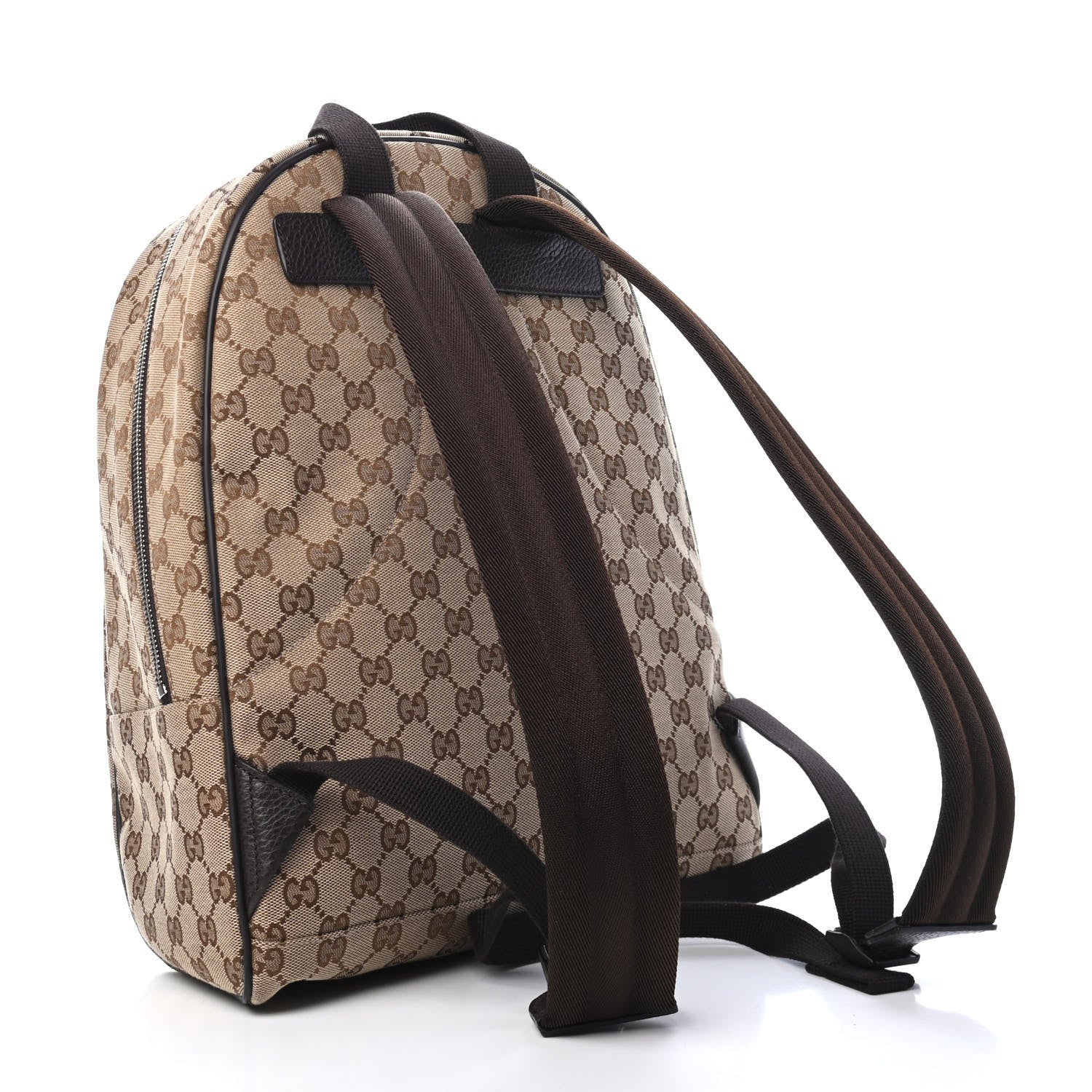 Gucci Monogram Travel Backpack Dark Brown 2 of 4