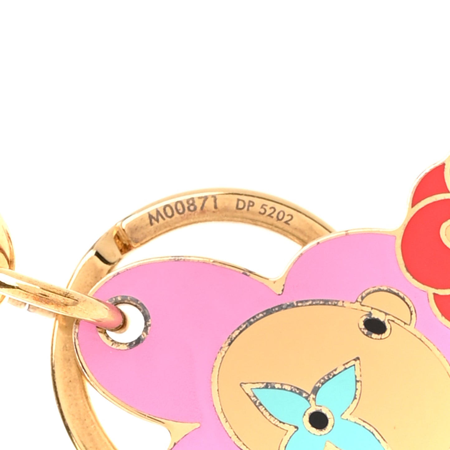 Enamel Vivienne Bag Charm Key Holder Multicolor