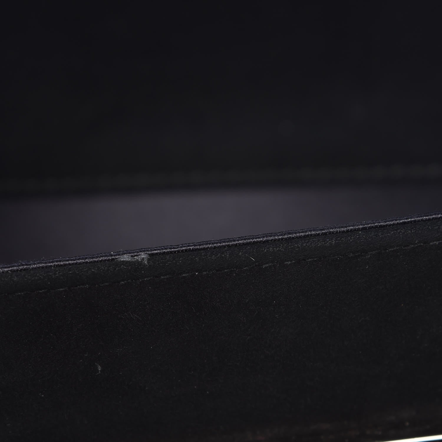 Saint Laurent Suede Crystal Clutch Black 7 of 9