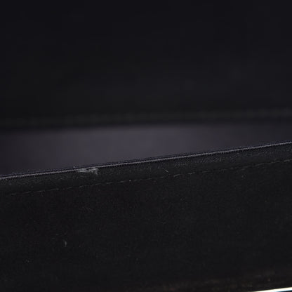 Saint Laurent Suede Crystal Clutch Black 7 of 9