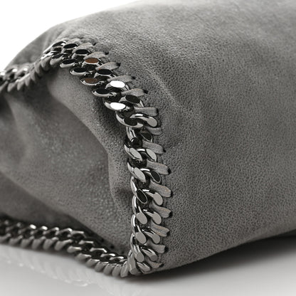 Stella McCartney Shaggy Deer Mini Falabella Fold Over Tote Light Grey 7 of 8