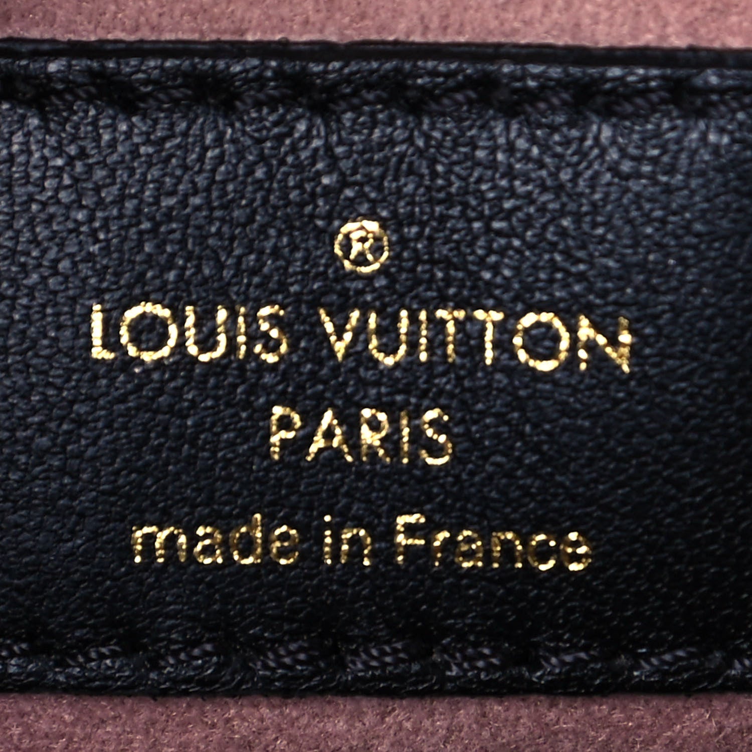Louis Vuitton Lambskin Embossed Monogram Coussin PM Black 6 of 12