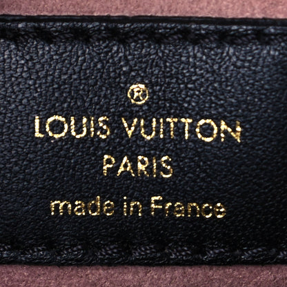 Louis Vuitton Lambskin Embossed Monogram Coussin PM Black 6 of 12