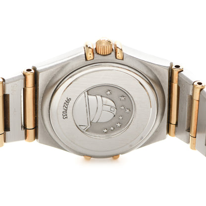 Omega Stainless Steel 18K Yellow Gold Diamond Mother of Pearl 22mm Constellation Quartz Watch 1262.75.00 4 of 5