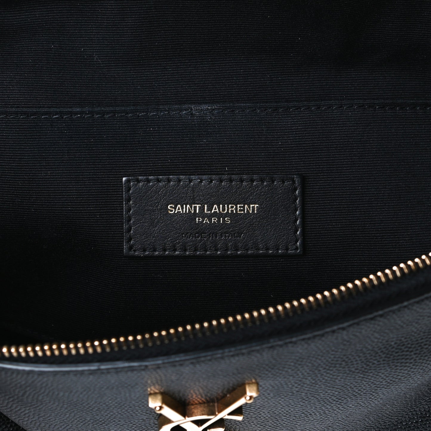 Grain De Poudre Monogram Belt Bag Black