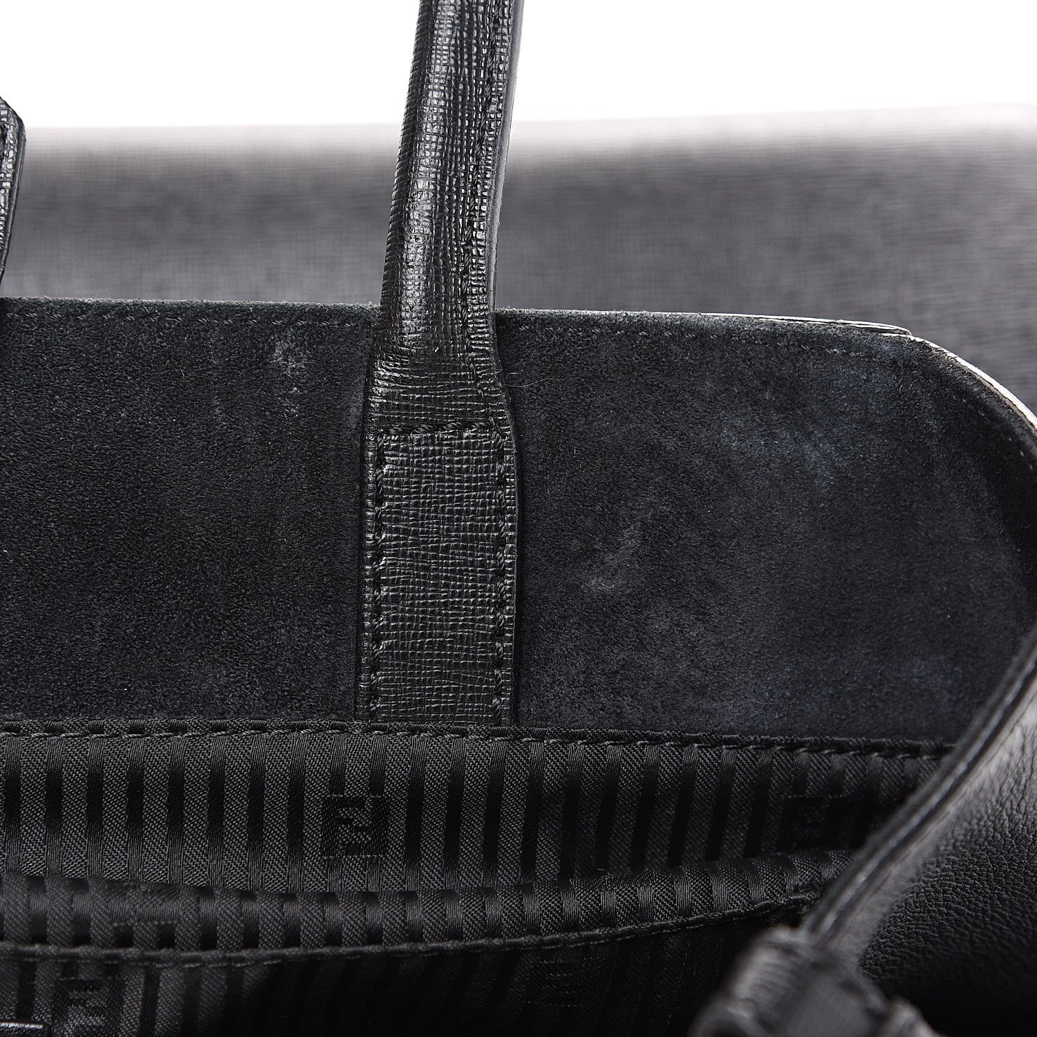Fendi Vitello Elite Regular 2Jours Tote Black 7 of 12