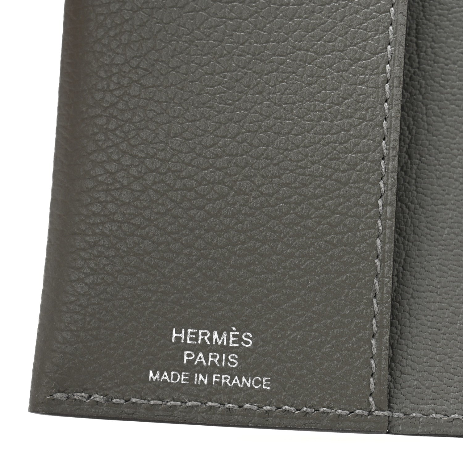 Hermes Evercolor R.M.S Passport Holder Gris Meyer 6 of 10