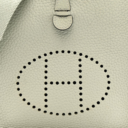 Hermes Taurillon Clemence Evelyne TPM Gris Neve 8 of 11