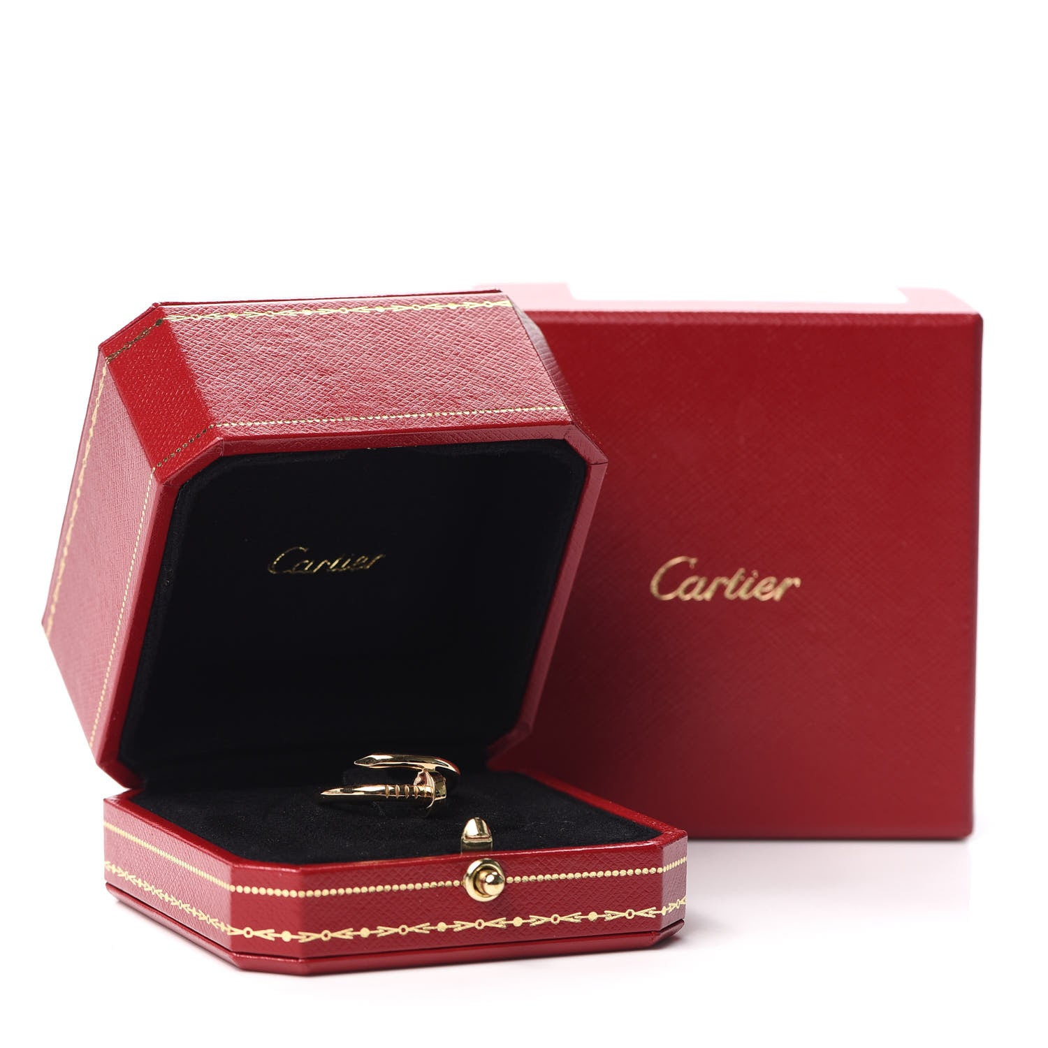 Cartier 18K Yellow Gold Juste Un Clou Ring 54 6.75 5 of 6