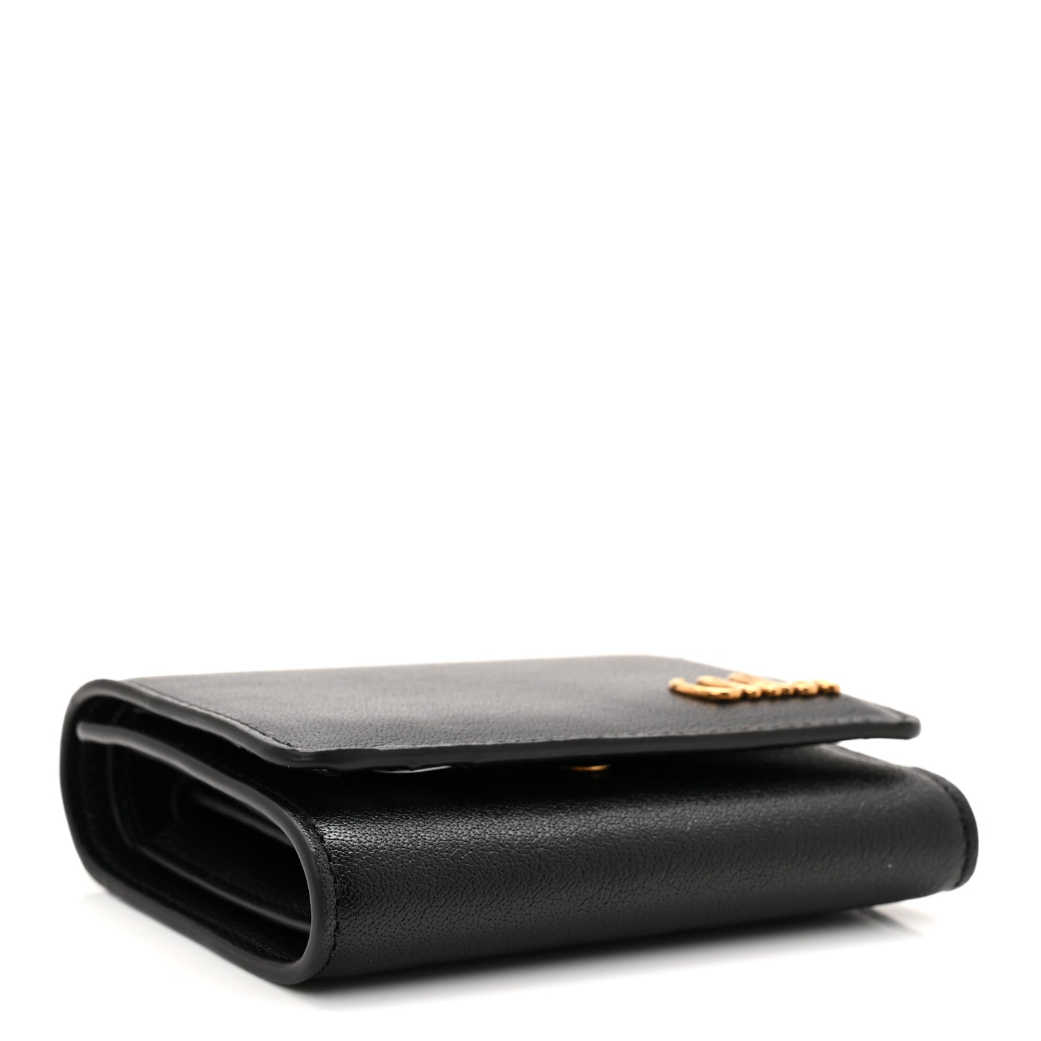 Chloe Calfskin Iconic Small Trifold Wallet Black 4 of 9
