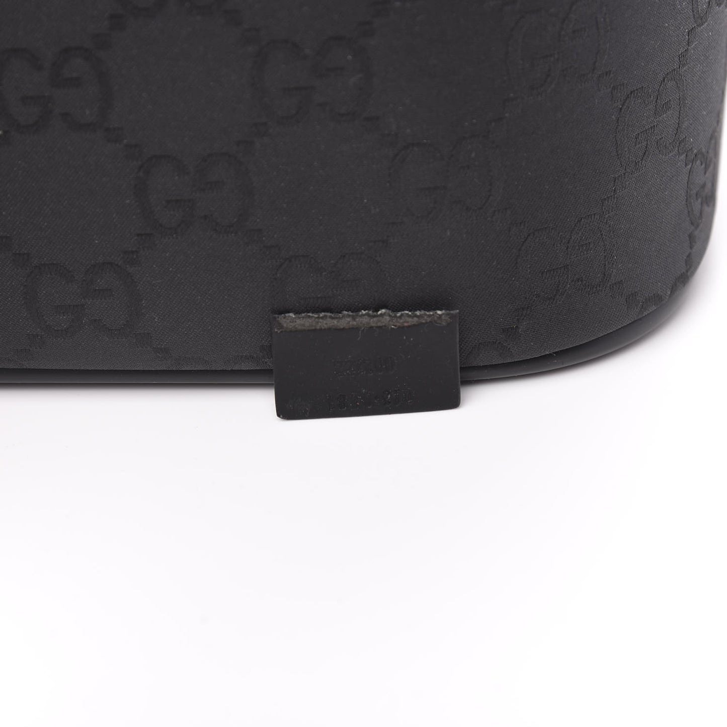 Nylon Monogram Vanity Cosmetic Case Black