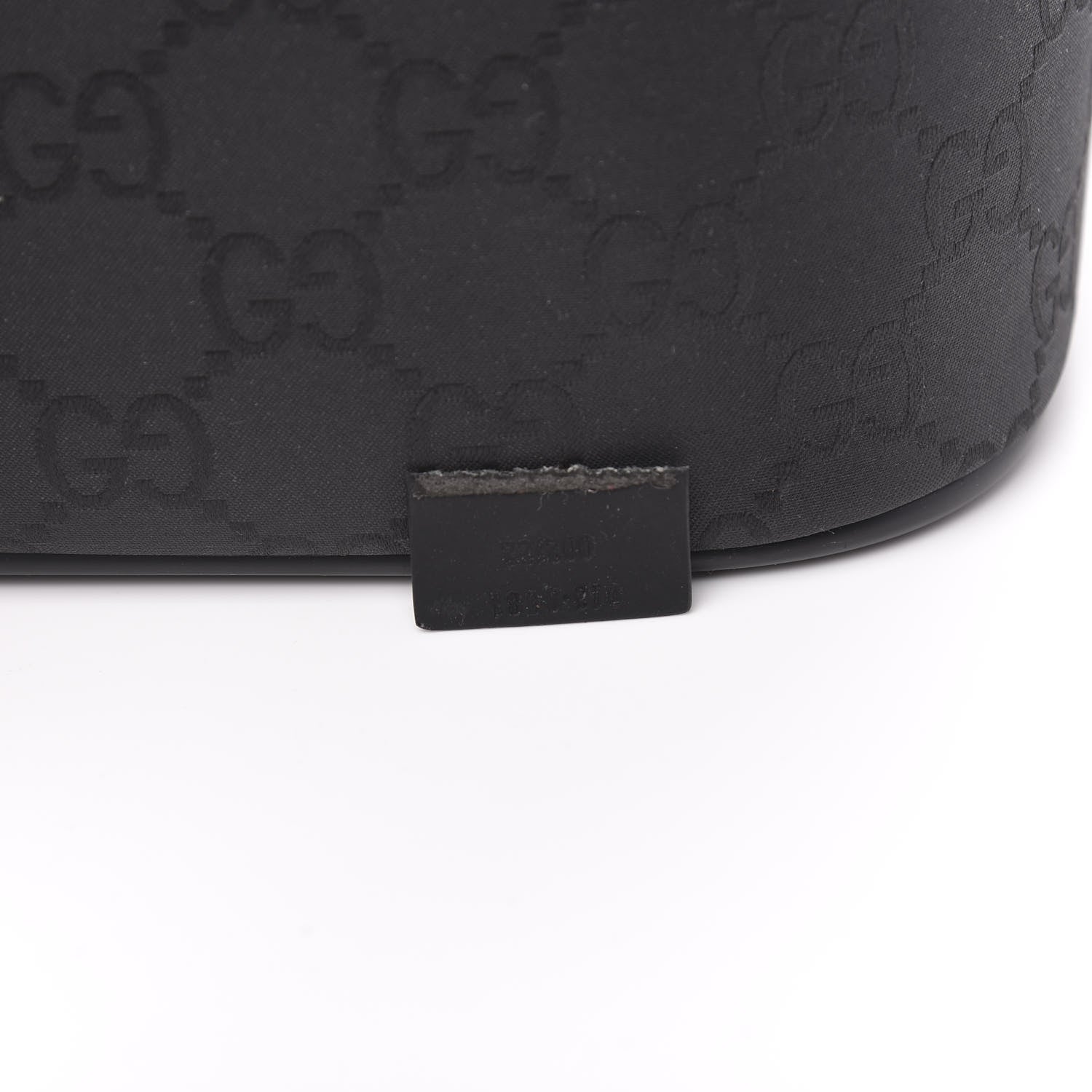 Gucci Nylon Monogram Vanity Cosmetic Case Black 7 of 12