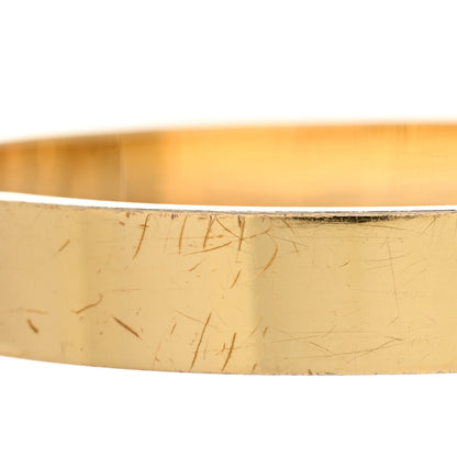 Fendi Brass Enamel FF Bracelet M Gold Black 4 of 7