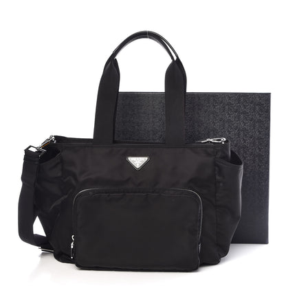 Prada Nylon Vela Baby Bag Black 13 of 14