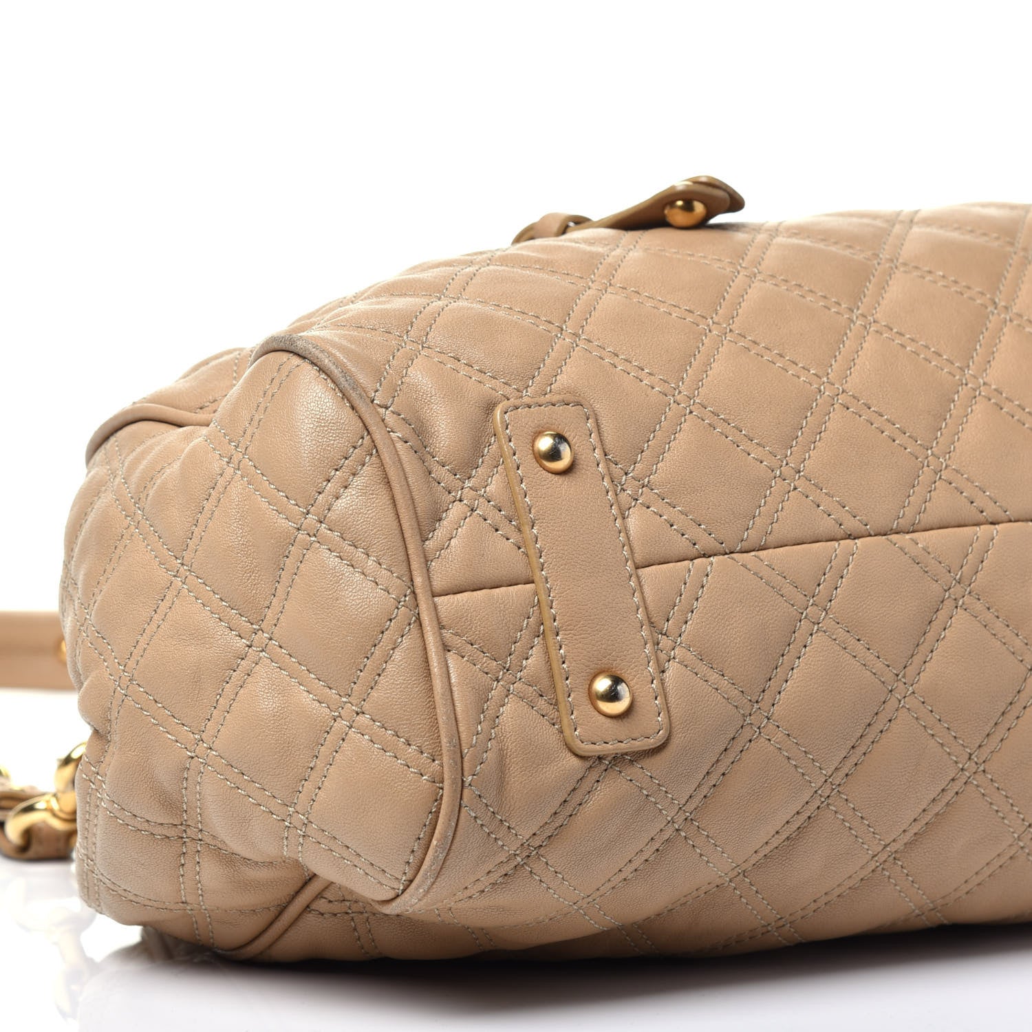 Marc Jacobs Calfskin Quilted Stam Beige 9 of 10