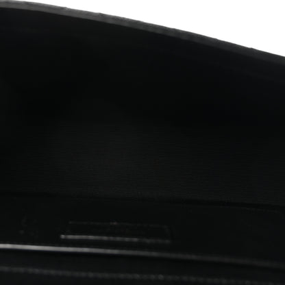 Saint Laurent Grain De Poudre Textured Mixed Matelasse Triquilt Medium Monogram Monochrome Satchel Black 5 of 10