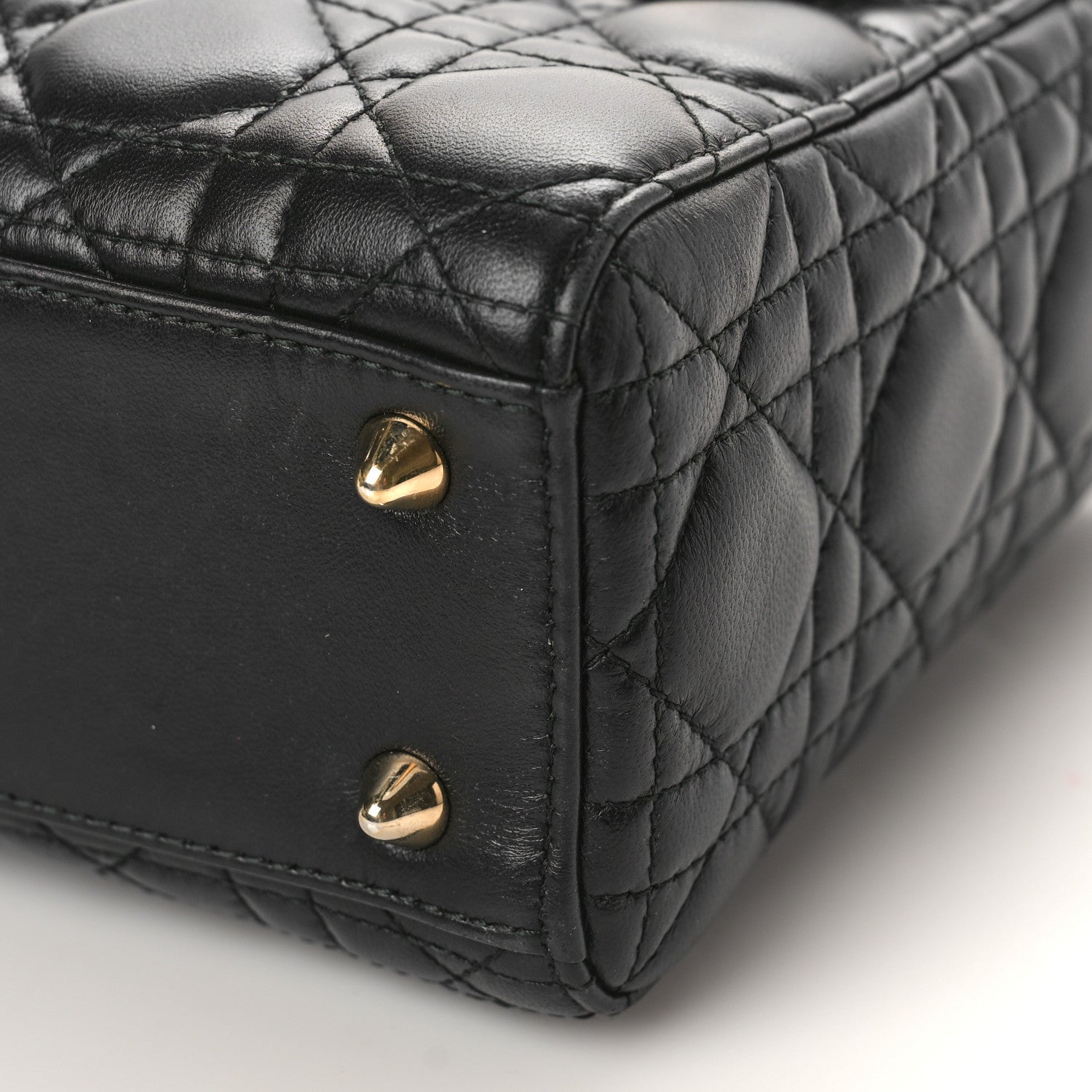 Christian Dior Lambskin Cannage Small Lucky Badges My Lady Dior Black 8 of 8