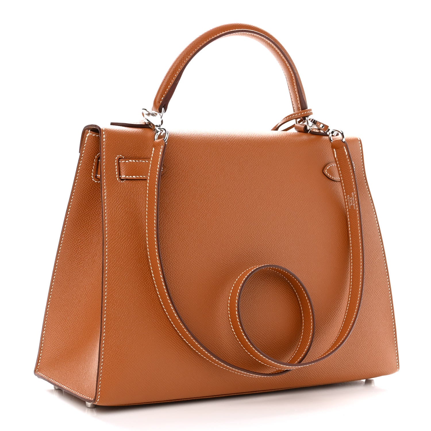 Hermes Epsom Kelly Sellier 32 Gold 3 of 10