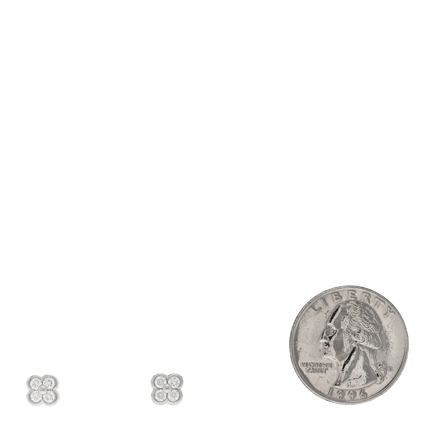 Platinum Diamond Lace Earrings