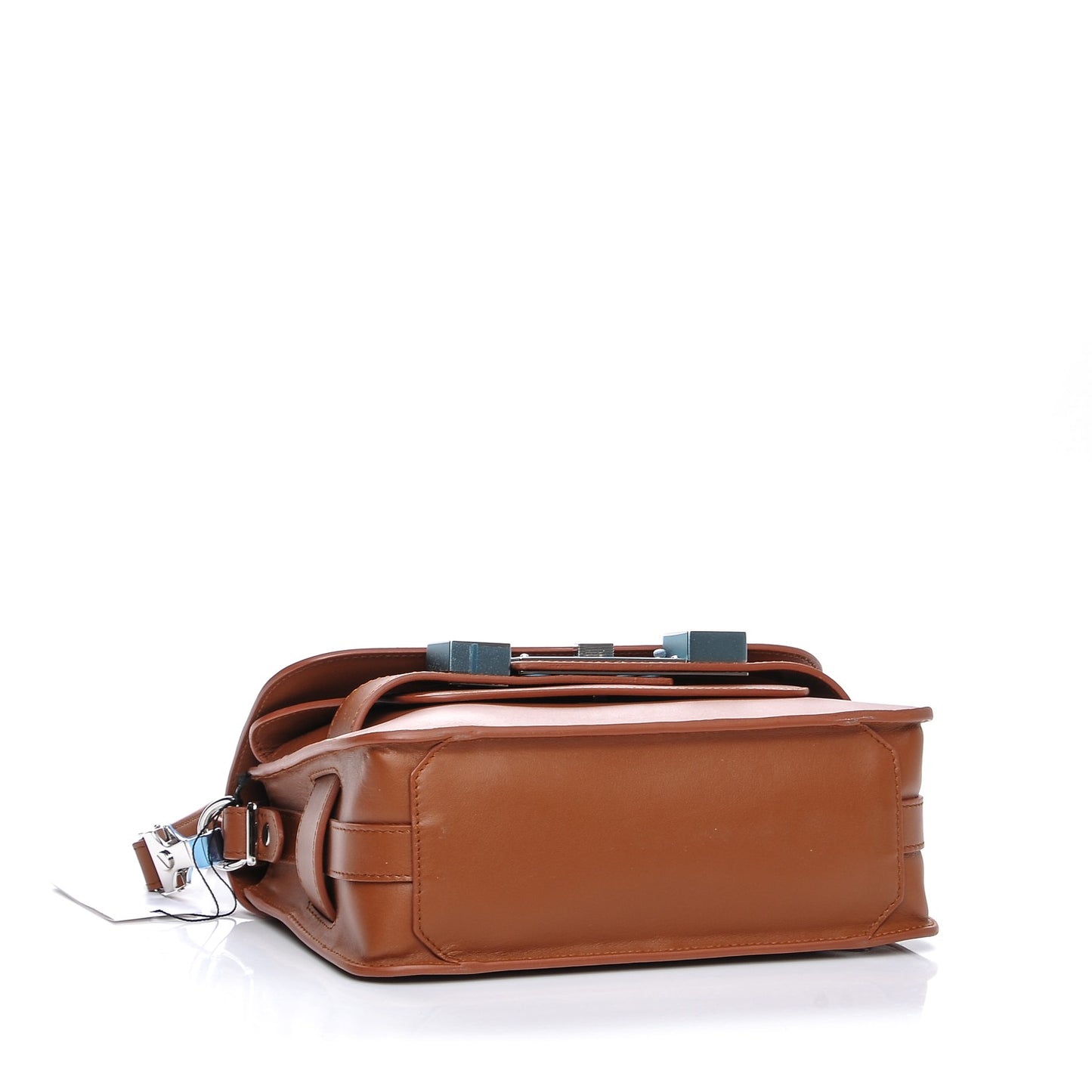 Calfskin Mini PS11 Classic Shoulder Bag Nice Tan