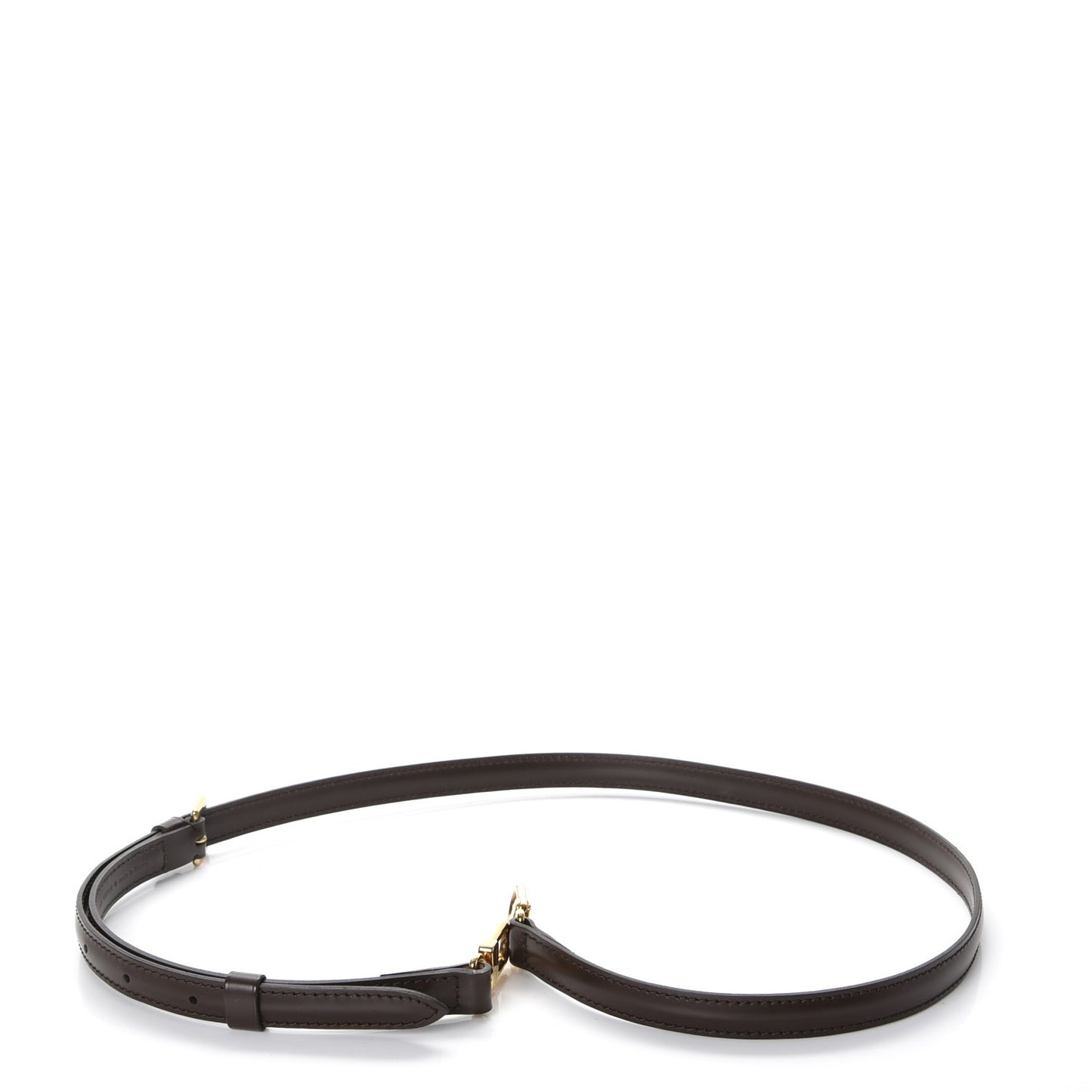 Calfskin 16mm Adjustable Shoulder Strap Brown
