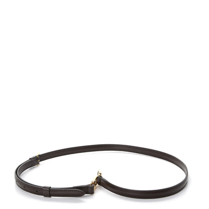 Louis Vuitton Calfskin 16mm Adjustable Shoulder Strap Brown 3 of 5