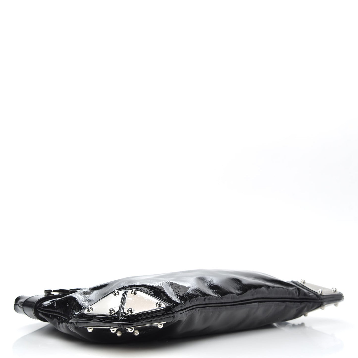 Patent Romy Medium Tote Black