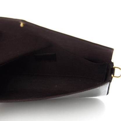 Louis Vuitton Vernis Pochette Felicie Chain Wallet Amarante 5 of 10