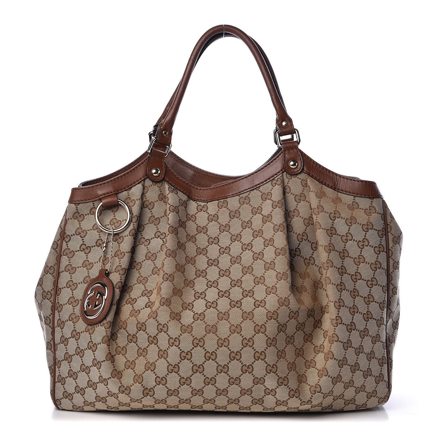 Gucci Monogram Large Sukey Tote Brown 1 of 11