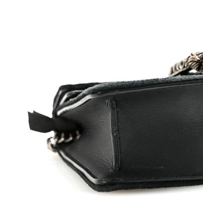 Gucci Velvet Super Mini Dionysus Shoulder Bag Black 8 of 9