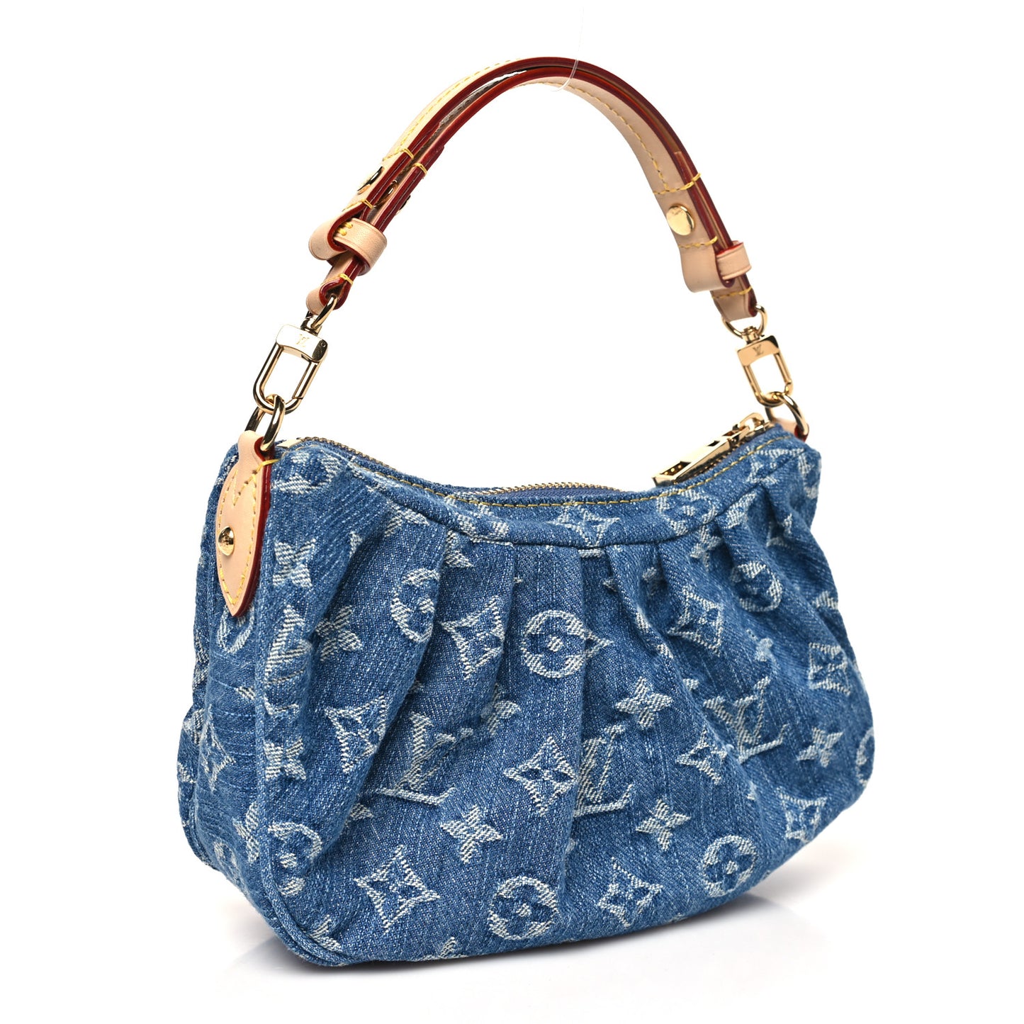 Monogram Denim Pochette Valley Blue