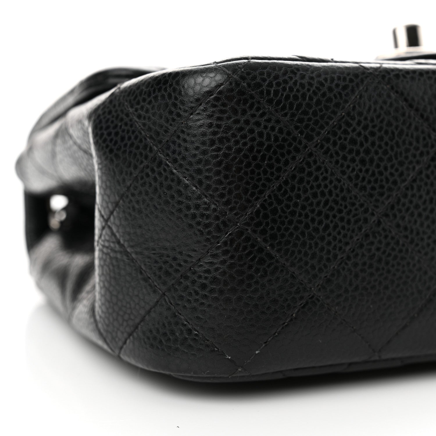 Chanel Caviar Quilted Mini Square Flap Black 9 of 14