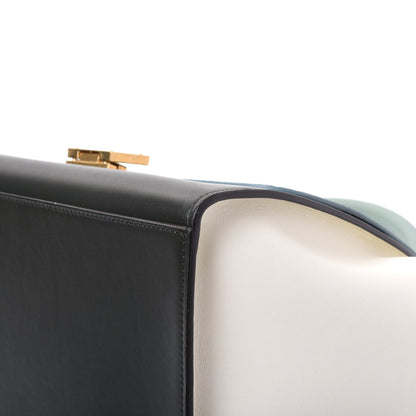 Celine Bullhide Calfskin Small Tri-Color Trapeze Jade 6 of 10