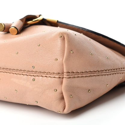 Chloe Calfskin Studded Marcie Pochette Crossbody Bag Blushy Pink 7 of 14