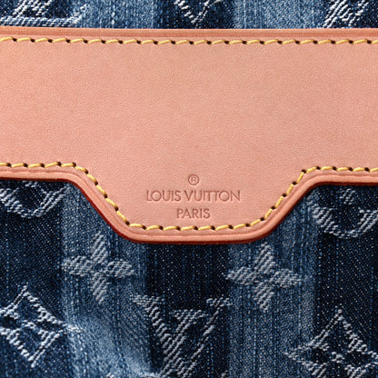 Louis Vuitton Denim Raye Porte Epaule MM 7 of 9