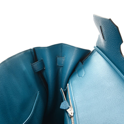 Hermes Togo Birkin 35 Bleu De Galice 11 of 38