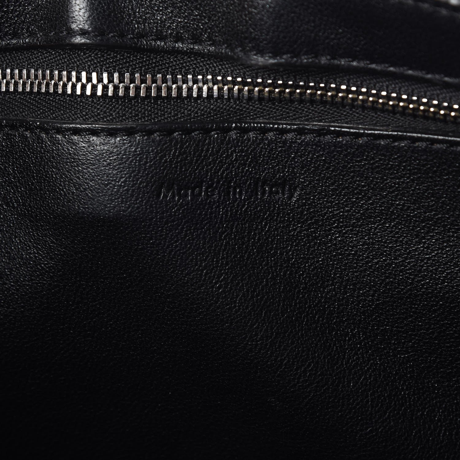 Celine Drummed Calfskin Small Edge Shoulder Bag Indigo 7 of 7