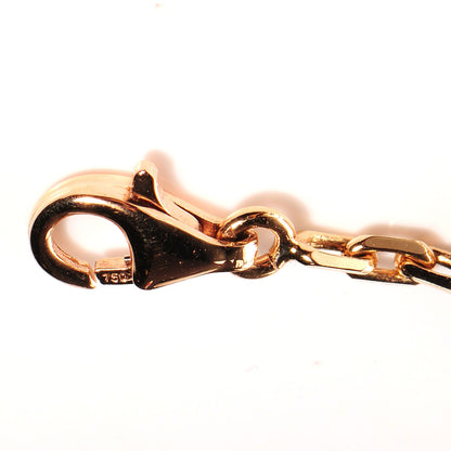 Van Cleef & Arpels 18K Rose Gold Letterwood 5 Motifs Vintage Alhambra Bracelet 6 of 6